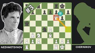 Nezhmetdinov's Immortal Queen Sacrifice - Best Of The 60s - Nezhmetdinov vs. Chernikov, 1962