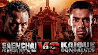 Saenchai P.K.Saenchai Muaythai Gym VS Kaique Goncalves | THAI FIGHT Kard Chuek Phetchaburi