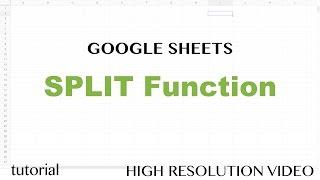 Google Sheets SPLIT Function Tutorial - Text to Columns Using a Delimiter, INDEX, COUNTA, IMPORTRSS