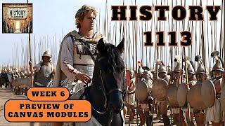 History 1113 Preview for Week 6 Canvas Modules (Summer Semester 2024)