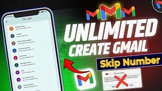 Unlimited Gmail Account Without Phone Verification | Unlimited Gmail Create Method 2025 Create Gmail