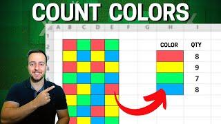 How To Count Colors with an Excel Function | Count Colored Cells