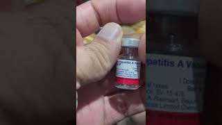 WHAT IS THE SCHEDULE AND DOSE OF HEPATITIS - A VACCINE ?