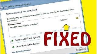 Your DNS Server might be unavailable Windows 10 fix (English) DNS Server Unavailable Windows 10 fix