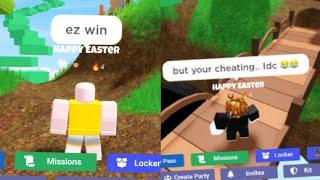 When someone is cheating with host panel | Roblox Bedwars