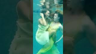 Behind the scene of my last underwater shoot with Linnea and Jane