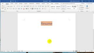 How to change background color of text in Microsoft Word Office 365