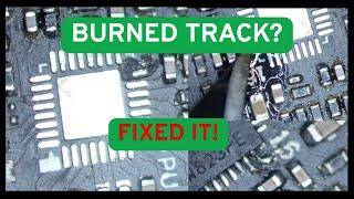 How to Repair Burnt Track on Lenovo Yoga 910 NM-A901 Laptop Motherboard | Step-by-Step Guide