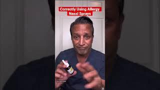 Correctly Using ALLERGY NASAL SPRAYS