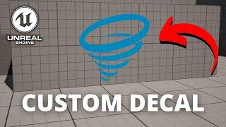 How to Make a Custom Decal With a Texture in Unreal Engine 5