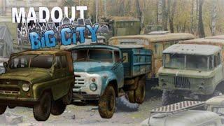 Реальная жизнь в madout 2 big city online - купил Уаз и Зил со свалки!