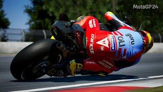 MotoGP 24 - Fermin Aldeguer's MotoGP Debut for Gresini Ducati (Post Season Test Barcelona 2024)