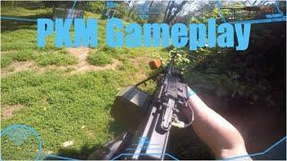 First Time Using an LMG, Airsoft PKM gameplay