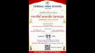 Cordia Ananda Taranga Annual Day 2024 | Cordial High School