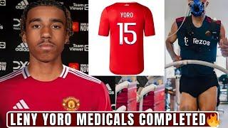 Leny Yoro Completes Medicals Ahead Of Official Announcement WELCOME TO MANCHESTER UNITED