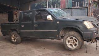 Genius Girl Challenge: FULLY Restoration Abandoned MONSTER TRUCK | Restore a pickup truck from scrap