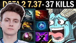 Queen of Pain Gameplay Miracle with 37 Kills and Linkens - Dota 2 7.37