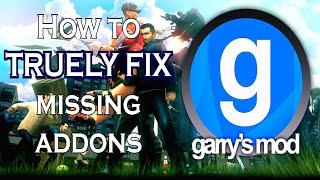 How to FIX missing Garry's Mod addons (2020) [SOLVED]