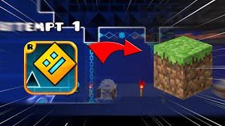 ELECTROMAN ADVENTURES in MINECRAFT | Geometry Dash in Minecraft