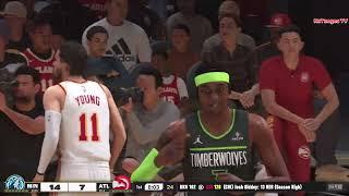 NBA MINNESOTA TIMBERWOLVES  vs ATLANTA HAWKS  GAMEPLAY PS5 UHD