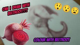 Can I paint with Beetroot || Artist Sohom Dey