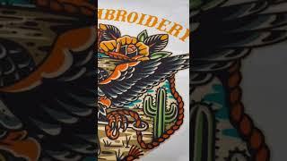 Dye sub of our new logo  #dyesublimation #embroidery #patch #merrow
