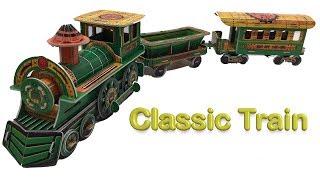 DIY Miniature Classic Train ~ My Super 3D Puzzle