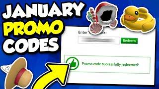 ROBLOX PROMO CODES (JANUARY 2024) - ALL NEW CODES!! *NOT EXPIRED*