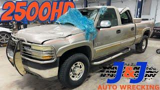 2002 Chevrolet Silverado 2500 HD Part Out: J & J Auto Wrecking Test Video Stock # R2CE321