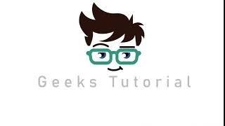 Geeks Tutorial Trailer