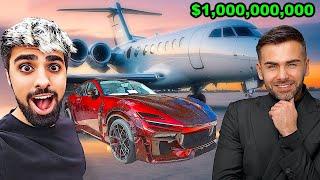 SPENDING 24 HOURS WITH A BILLIONAIRE !!! $1,500,000 Mansory Ferrari Purosangue and Private Jet !!!