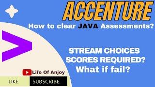 Accenture Java Stream Training | 6 months | Scores required | Test Pattern | Primers Assessments |