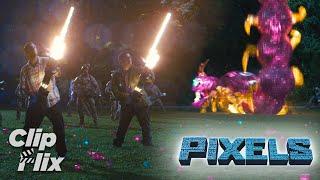 PIXELS | (2/4) Kelabang Menyerang Kota | Adam Sandler, Peter Dinklage, Josh Gad | ClipFlix