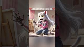 The Artist Who Never Give Up#ai #cats #cutecat #catvideos #catlover