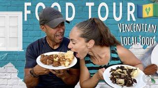 Local Food Tour | Is Vincentian Food Good? | St. Vincent Travel Vlog