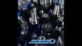 integrated self tight keyless drill chuck.