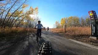 20221015 Mountain Biking in Glenmore Park - in Rear view