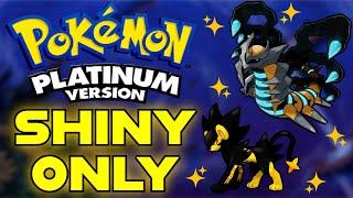 Can You Beat Pokémon Platinum With ONLY SHINIES? (Hardcore Nuzlocke)