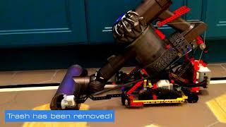 Turtle Mark II project (Lego Mindstorms + Amazon Alexa). Vacuum cleaner control demonstration