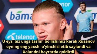 Husanov oyning eng yaxshi futbolchisi deb topildi va halanddan o'zib ketdi.