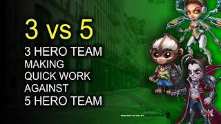 Hero Wars Arachne, Dorian, Heidi | 3 VS 5 WOW!!!