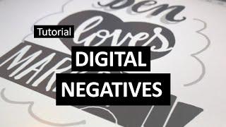 Graphic Recording Tutorial 22: Digital Negatives