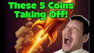 These 5 cryptos are taking off!Major news pushing these 5 coins! #bitcoin #crypto #trading #coinbase
