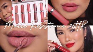 LOreal Paris Infallible Matte Resistance 16H Liquid Lipstick Light to Medium skin tone Lip Swatches