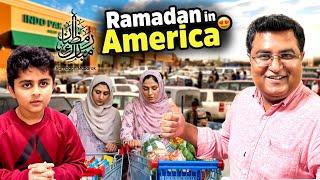 Aaj se AMERICA me RAMADAN Start Hogya  HALAL GROCERY SHOPPING bhi Done 