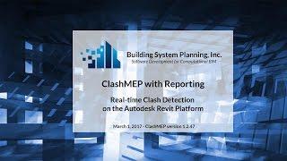 Real-time Clash Detection Demo in Autodesk Revit with ClashMEP