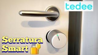 Apertura Porta anche da remoto,grazie alla SERRATURA SMART Tedee Go | smart lock installation