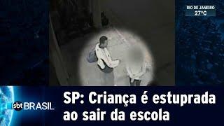 Criança de 11 anos é estuprada ao sair da escola em São Paulo | SBT Brasil (11/05/19)