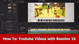 How to create Youtube Videos with the Free Davinci Resolve 16