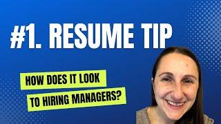 Resume Tip of the Day #1 - How does your Resume look on a phone/mobile?